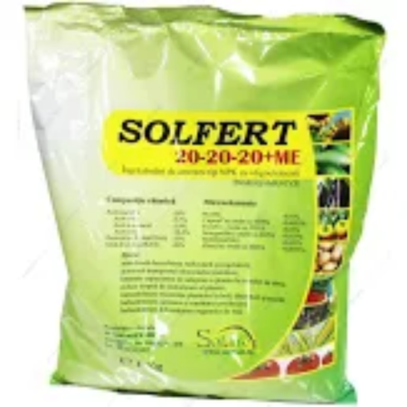 Acasa - Ingrasamant Foliar Solfert 20 - 20 - 20 + Me 1 kg x 10 buc