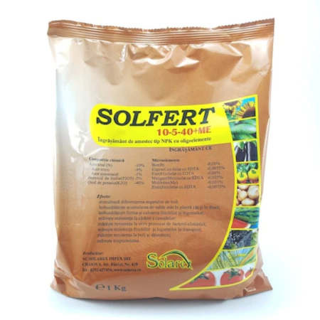 Ingrasaminte - Ingrasamant Solfert 10 - 5 - 40 + ME 1 kg