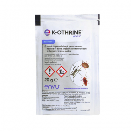 Insecticide / acaricide - Insecticid K-othrine 20 g
