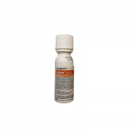 Insecticide / acaricide - Insecticid pe baza de Spinosad, combate activitatea dunatorilor din culturile de cartofi, ceapa, castraveti, cires, mar, prun, tomate, varza, vita de vie, Laser 240 SC, 10 ml