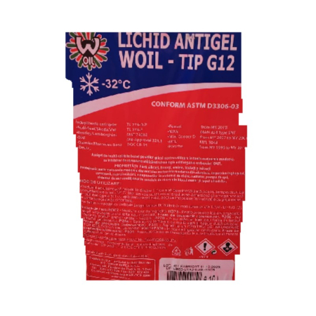 Auto - Lichid antigel woil 10 l rosu