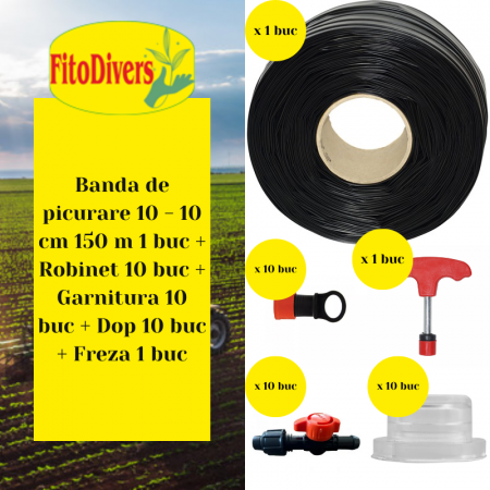 Pachete promotionale - Pachet banda de picurare cu gauri din 10 - 10 cm 150 m