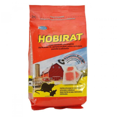 Insecticide / acaricide - Raticid Hobirat 10 pernute 150 g