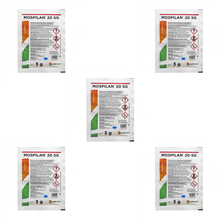 Insecticide / acaricide - Set insecticid Mospilan 20 SG 3 g x 5 buc