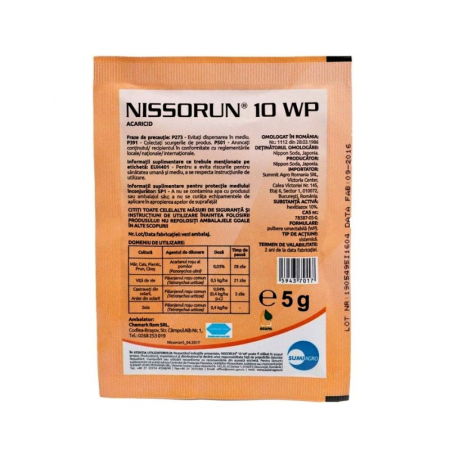 Insecticide / acaricide - Set Insecticid Nissorun 10 WP 5 g x 10 buc