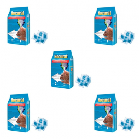 Raticid - Set raticid Nocurat 200 g x 5 buc