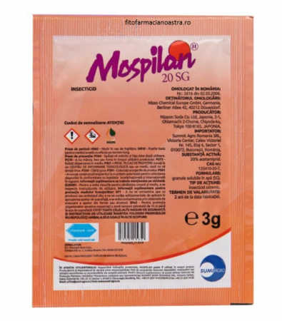 Insecticide - MOSPILAN 20SG 3G