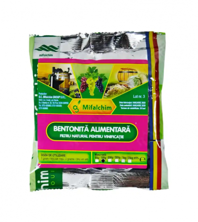 Vinificatii - BENTONITA ALIMENTARA 100G