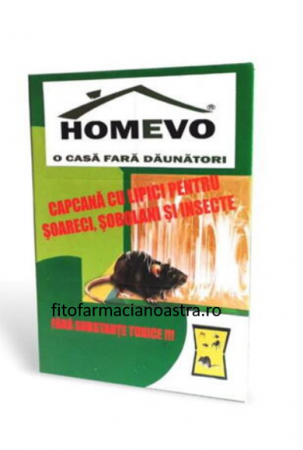 Raticide - Capcana cu lipici pentru soareci HOMEVO