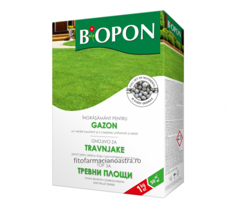 Ingrasaminte - Ingrasamant granulat pentru gazon 1kg, Biopon
