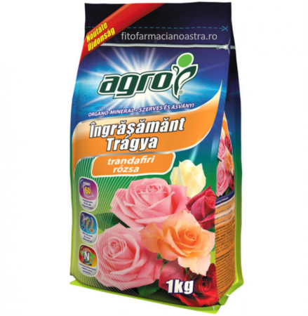 Ingrasaminte - Ingrasamant organo-mineral Trandafiri AGRO, 1kg