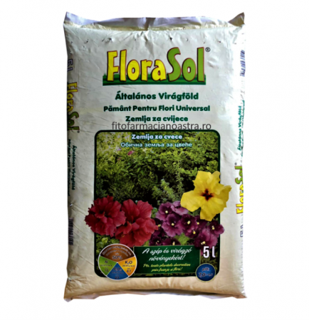 Ingrasaminte - Pamant de flori FloraSol 5L
