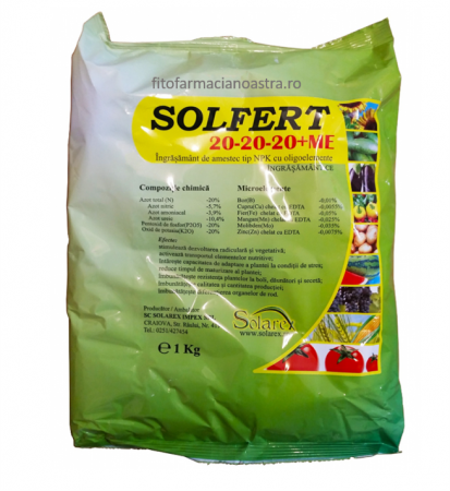 Ingrasaminte - SOLFERT 20-20-20+ME 1KG
