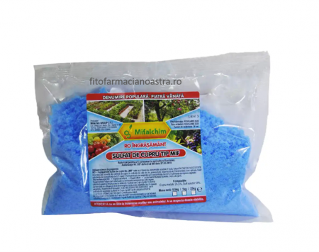Ingrasaminte - Sulfat de Cupru Tip MIF 500GR