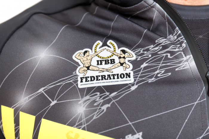 Men Polyester Tracksuit Jacket IFBB Official [6]