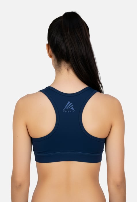 Fitskin FTSKN Navy Sports Bra [2]