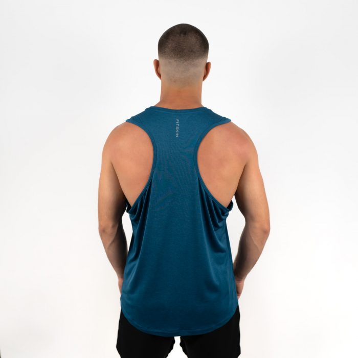 Tank Top Men FITSKIN Basic Navy [4]