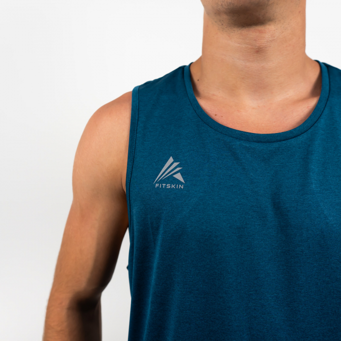 Tank Top Men FITSKIN Basic Navy [3]
