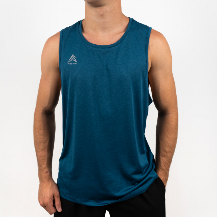 Tank Top Men FITSKIN Basic Navy [2]