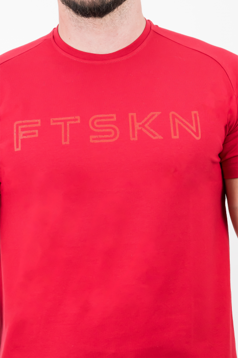 T-shirt Fitskin Men FTSKN Red [2]