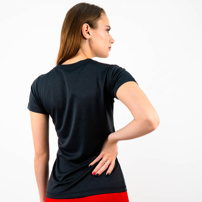T-shirt Women FITSKIN Basic Black [2]