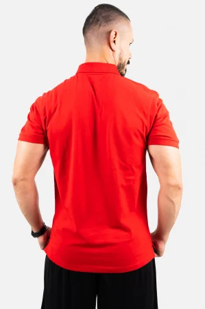 Red Polo T-shirt FITSKIN TEAM Senior [2]