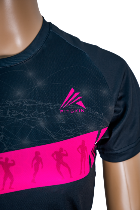 Women Polyester T-shirt IFBB Official [3]