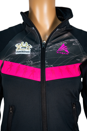 Women Polyester Tracksuit Jacket IFBB Official [1]