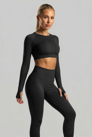 Seamless - Bustiera FITSKIN Second Skin Jet Black
