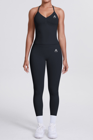 V-Form Long - Colant Lung FITSKIN  V-Form Longline Jet Black