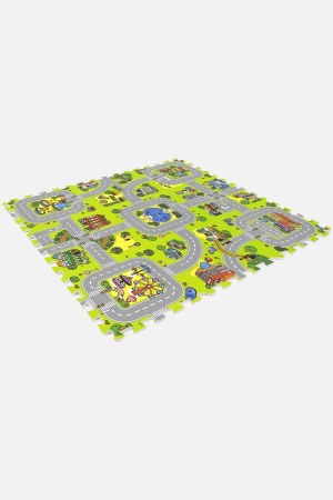 Saltea Tatami cu Tematica Trafic Rutier pentru Copii 1 cm [4]
