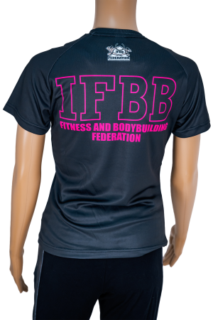 Women Polyester T-shirt IFBB Official [3]