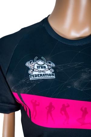 Women Polyester T-shirt IFBB Official [1]