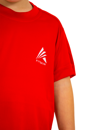 Tricou tehnic Fitskin Rosu Juniori [1]