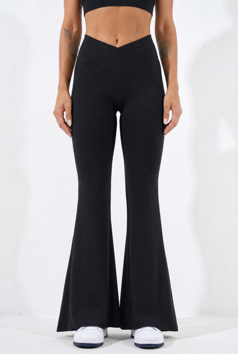 Colanti evazati Vee-Flare, Negru [3]