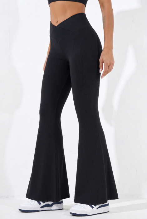 Colanti evazati Vee-Flare, Negru [2]