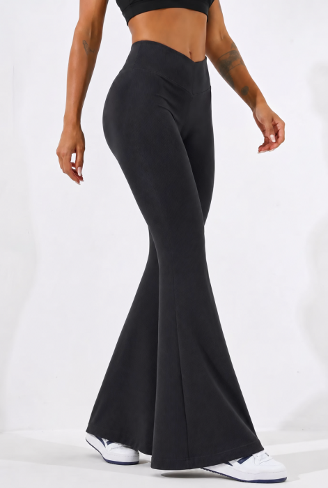 Colanti evazati Vee-Flare, Negru [5]