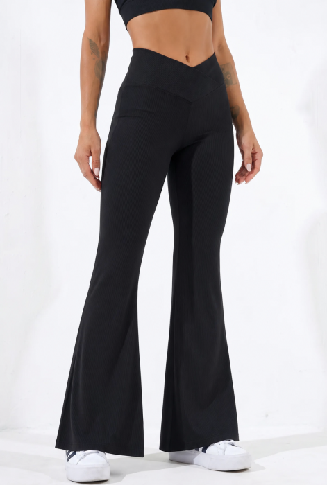 Colanti evazati Vee-Flare, Negru [4]