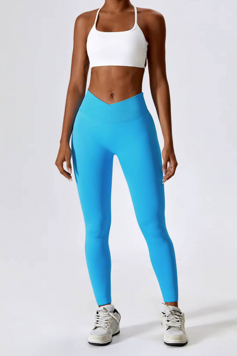 Colanti modelatori cu talie inalta Vee-Shape, Bleu [2]