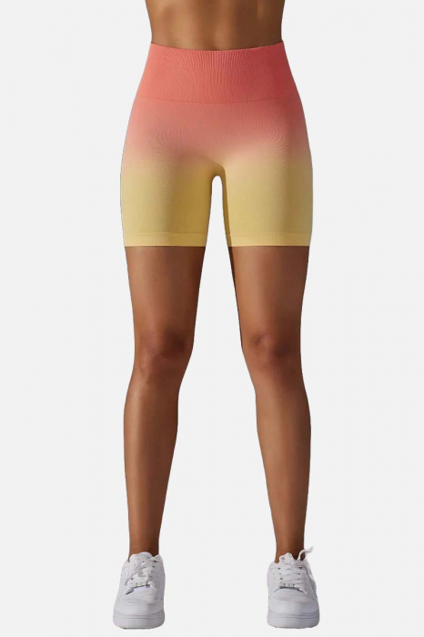 Colanti scurti modelatori Rainbow, gradient, rosu/galben [3]