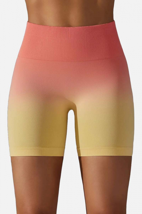 Colanti scurti modelatori Rainbow, gradient, rosu/galben [4]