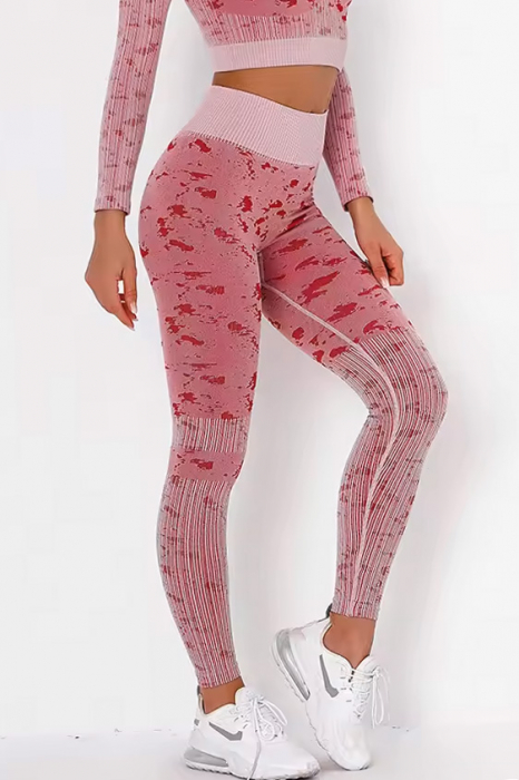 Colanti sport dama FiziOn Fire, Roze inchis [3]