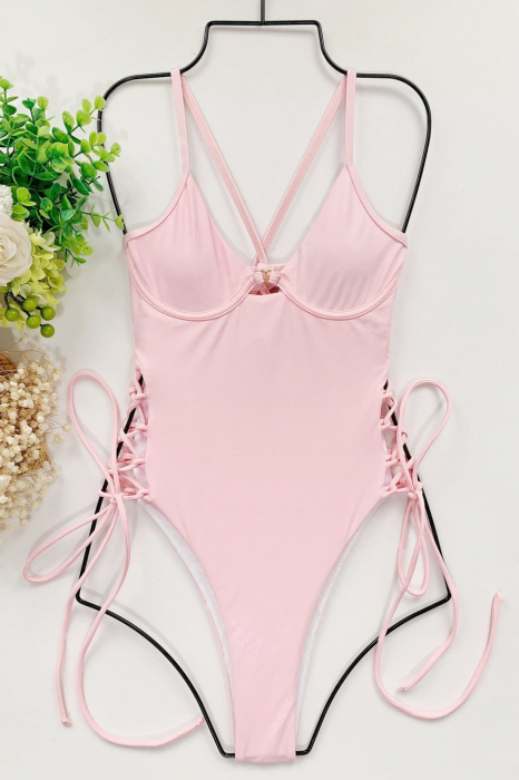 Costum de baie intreg Chania, Roz [6]