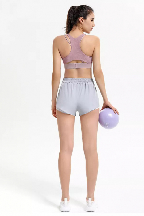 Pantaloni scurti fitness, Bleu [3]