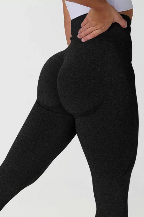 Pantaloni yoga/fitness, Negru [3]