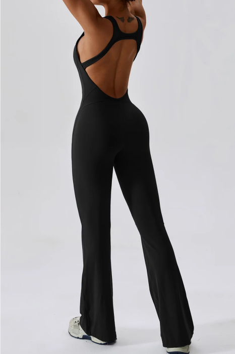 Salopeta fitness Flow Flare, Negru [3]