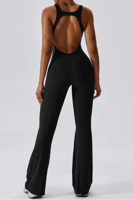 Salopeta fitness Flow Flare, Negru [2]