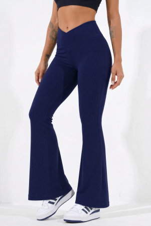 Colanti Texturati - Colanti evazati Vee-Flare, Navy