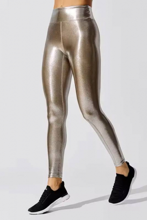 Colanti Luciosi - Colanti luciosi cu talie medie Bold Glamour, Copper