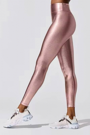 Colanti Luciosi - Colanti luciosi cu talie medie Bold Glamour, Rose Silver, Roz